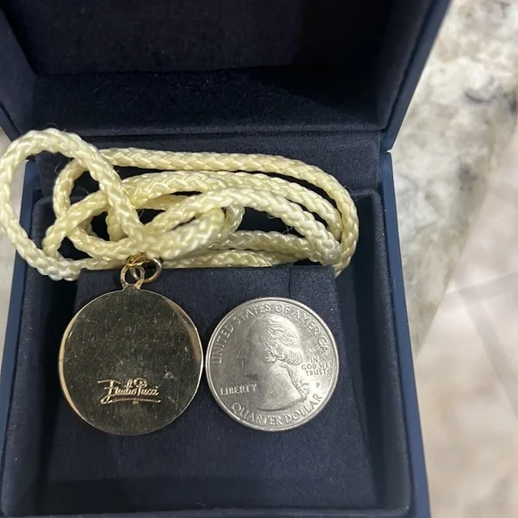 RARE Emilio Pucci Elegant Multicolor Pendant Necklace - Picture 7 of 7